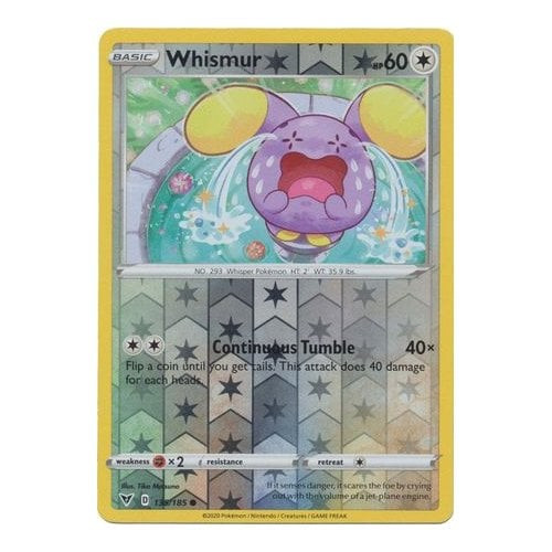 Vivid Voltage 135/185 Whismur (Reverse Holo)
