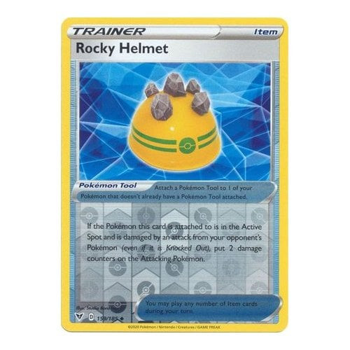 Vivid Voltage 159/185 Rocky Helmet (Reverse Holo)