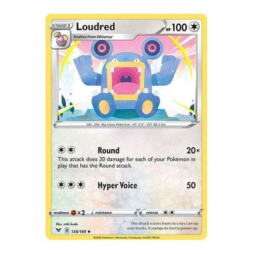 Vivid Voltage 136/185 Loudred