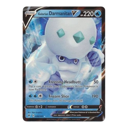 Vivid Voltage 036/185 Galarian Darmanitan V (Half Art)