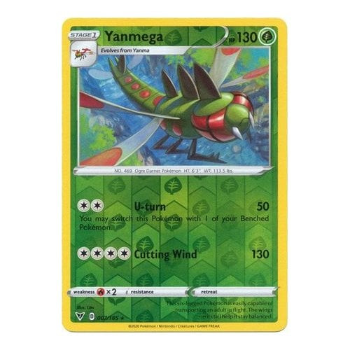 Vivid Voltage 007/185 Yanmega (Reverse Holo)