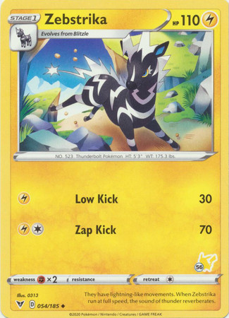 Vivid Voltage 054/185 Zebstrika (Pikachu Symbol 56)