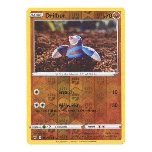 Vivid Voltage 091/185 Drilbur (Reverse Holo)