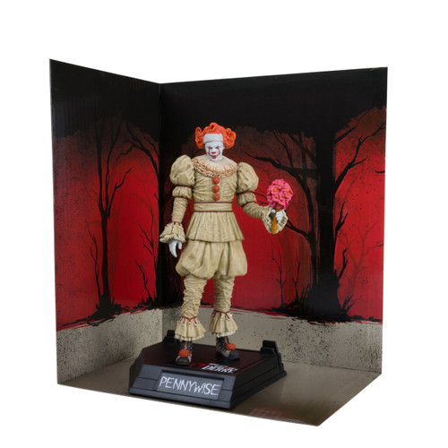 Movie Maniacs: Welcome to Derry - Pennywise (Flashback) 6-Inch Posed Figure