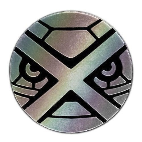 Black & Silver Clear Metagross coin