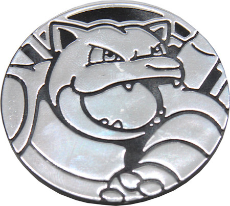 Black & Silver Clear Blastoise Oversized Coin