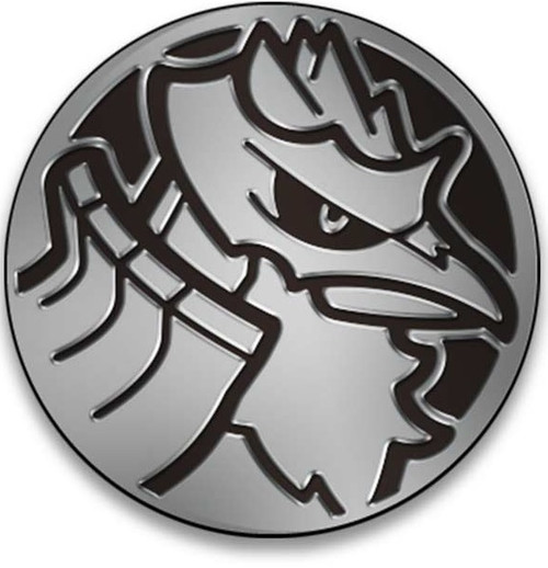 Black & Silver Clear Corviknight Oversized Coin