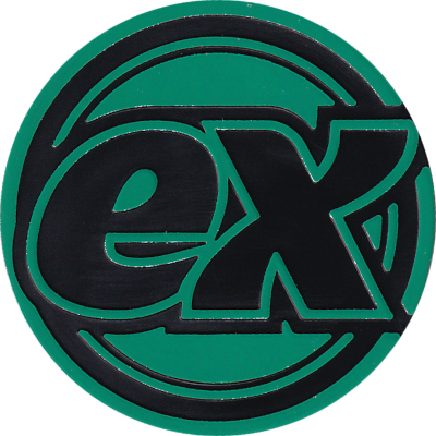 Black & Green Oversized ex Coin