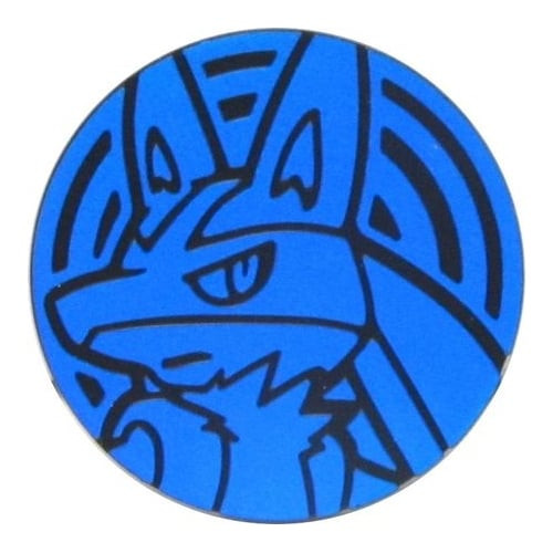 Black & Blue Clear Lucario Coin