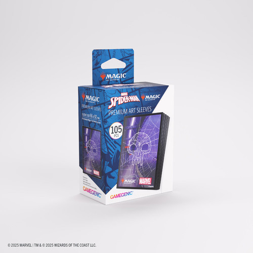 MTG Marvel's Spider-Man Premium Art Sleeves - Spider Man Swamp
