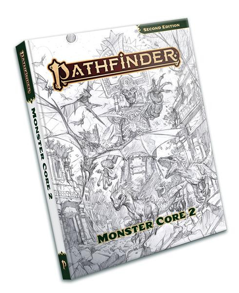 Pathfinder 2nd Edition: Monster Core 2 Sketch Cover Edition