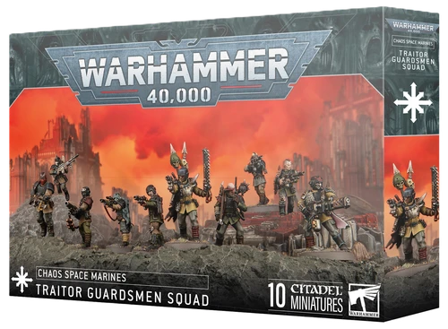 Warhammer 40,000 - Chaos Space Marines: Traitor Guardsmen Squad