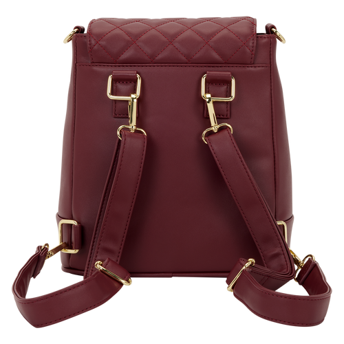 The Lilly Red Convertible Mini Backpack & Crossbody Bag