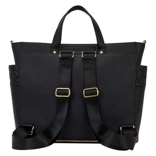 The Mo Black Convertible Backpack & Tote Bag