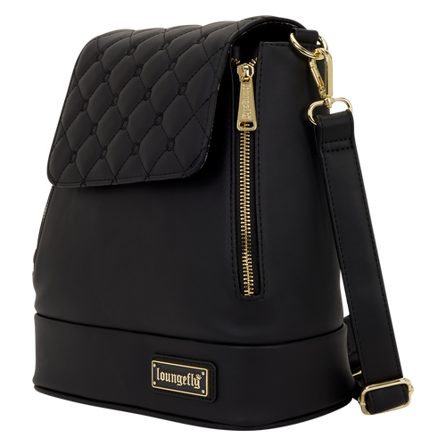The Lilly Black Convertible Mini Backpack & Crossbody Bag