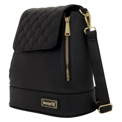The Lilly Black Convertible Mini Backpack & Crossbody Bag