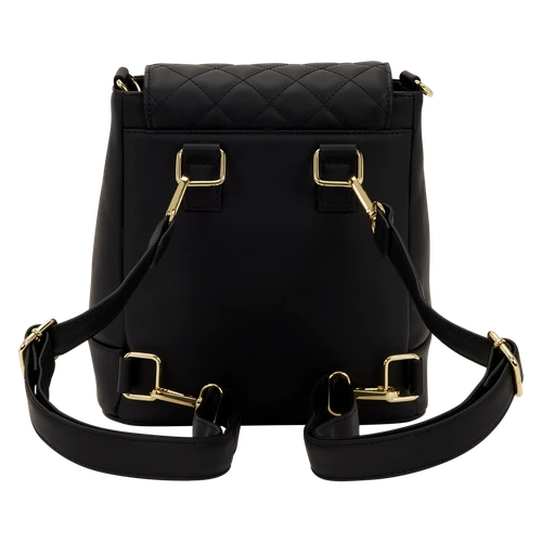 The Lilly Black Convertible Mini Backpack & Crossbody Bag