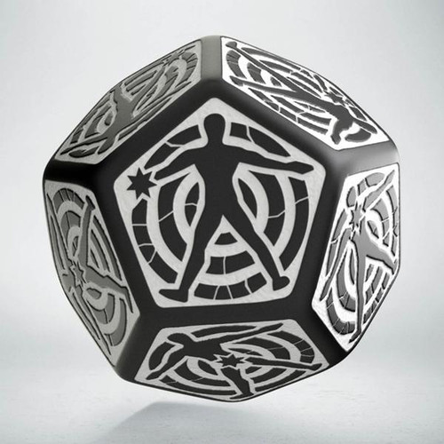 D12 Hit Location Die: Black & White