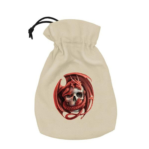 Anne Stokes - Dice Pouch: Skull Embrace
