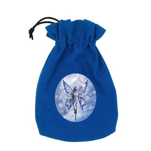 Anne Stokes - Dice Pouch: Snow Fairy