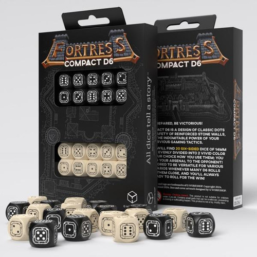 Fortress Compact D6: Black & Beige