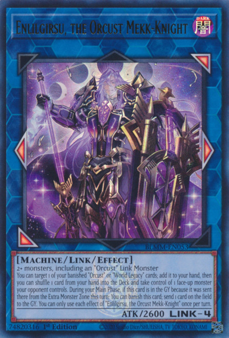 BLMM-EN053 Enlilgirsu, the Orcust Mekk-Knight (Ultra Rare)