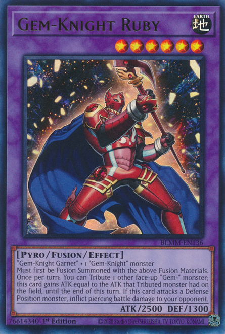 BLMM-EN136 Gem-Knight Ruby