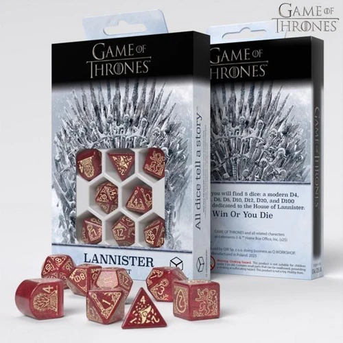 Game of Thrones - Dice Set: Lannister