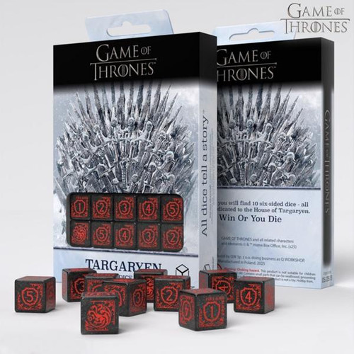 Game of Thrones - Dice Set: Targaryen 10xD6
