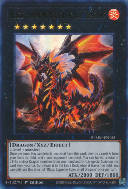 BLMM-EN155 Blaze, Supreme Ruler of all Dragons