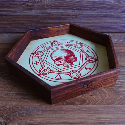 Dice Macabre: Wooden Dice Tray