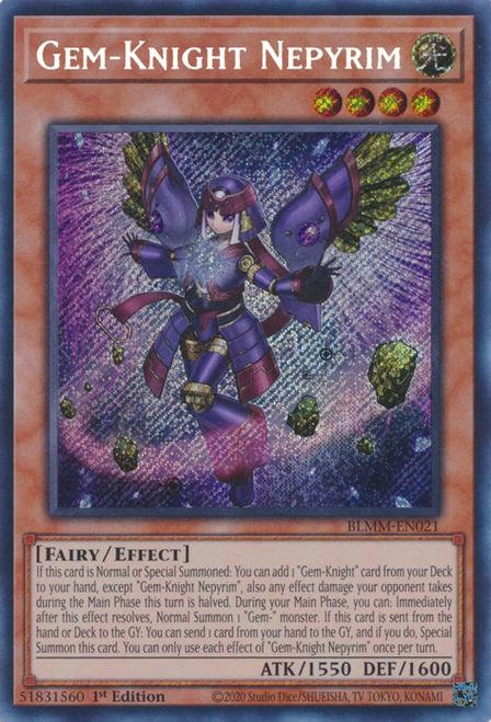 BLMM-EN021 Gem-Knight Nepyrim (Secret Rare)
