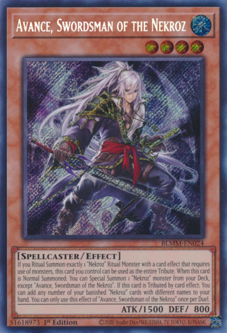 BLMM-EN024 Avance, Swordsman of the Nekroz