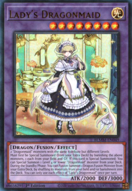 BLMM-EN049 Lady's Dragonmaid (Ultra Rare)