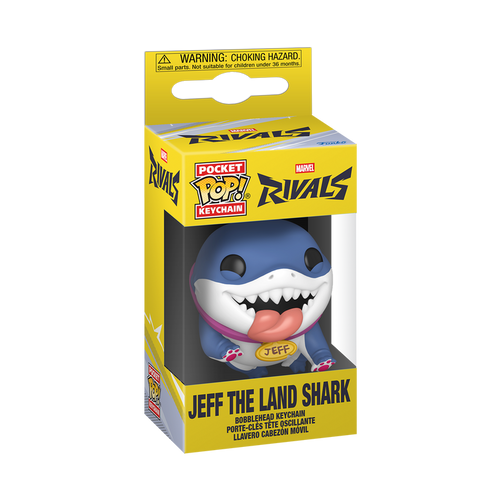 Pocket POP! Keychain: Marvel Rivals - Jeff the Land Shark