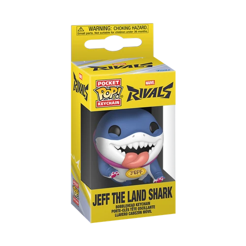 Pocket POP! Keychain: Marvel Rivals - Jeff the Land Shark