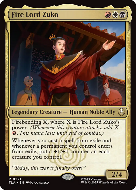 Fire Lord Zuko