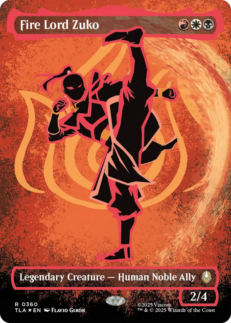 Fire Lord Zuko (Neon Ink)