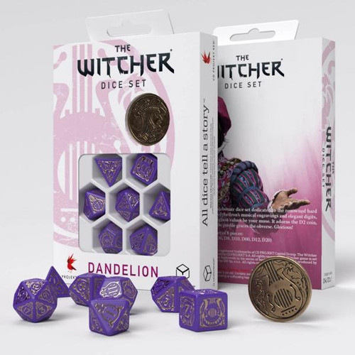 The Witcher - Dice Set: Dandelion -Viscount de Lettenhove