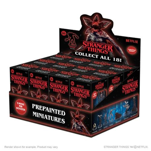 Stranger Things Pre-Painted Miniatures Countertop Display (12 Boosters)