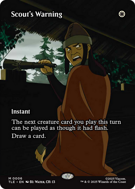 Scout's Warning (Borderless Art)
