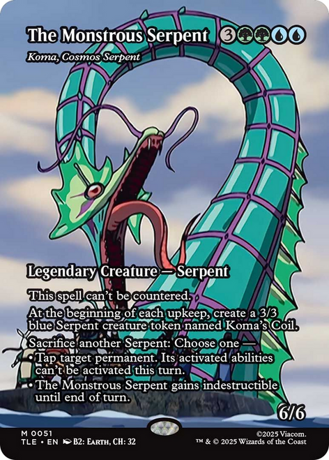 Koma, Cosmos Serpent [The Monstrous Serpent] (Borderless Art)