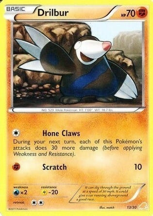 Trainer Kit: Excadrill Deck 13/30 Drilbur