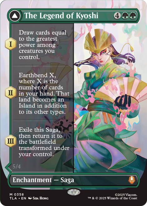The Legend of Kyoshi // Avatar Kyoshi (Borderless Art)