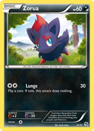 Trainer Kit: Zoroark Deck 23/30 Zorua