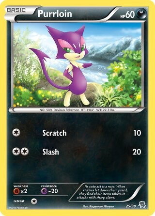 Trainer Kit: Zoroark Deck 25/30 Purrloin