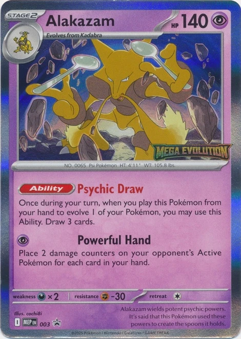 Mega Evolution Promo MEP003 Alakazam