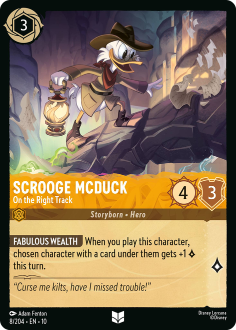 Scrooge McDuck - On the Right Track (Foil)