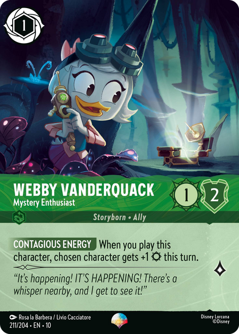 Webby Vanderquack - Mystery Enthusiast (Epic Rare)