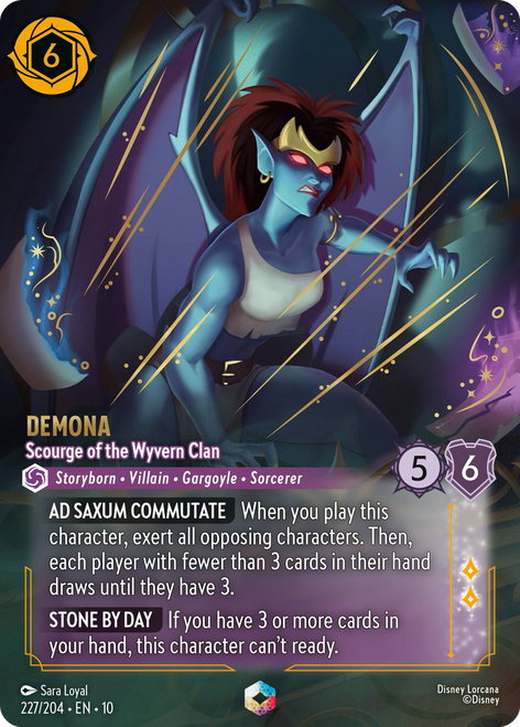 Demona - Scourge of the Wyvern Clan (Enchanted Rare)